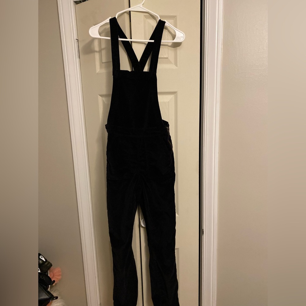 Madewell Velour Overalls